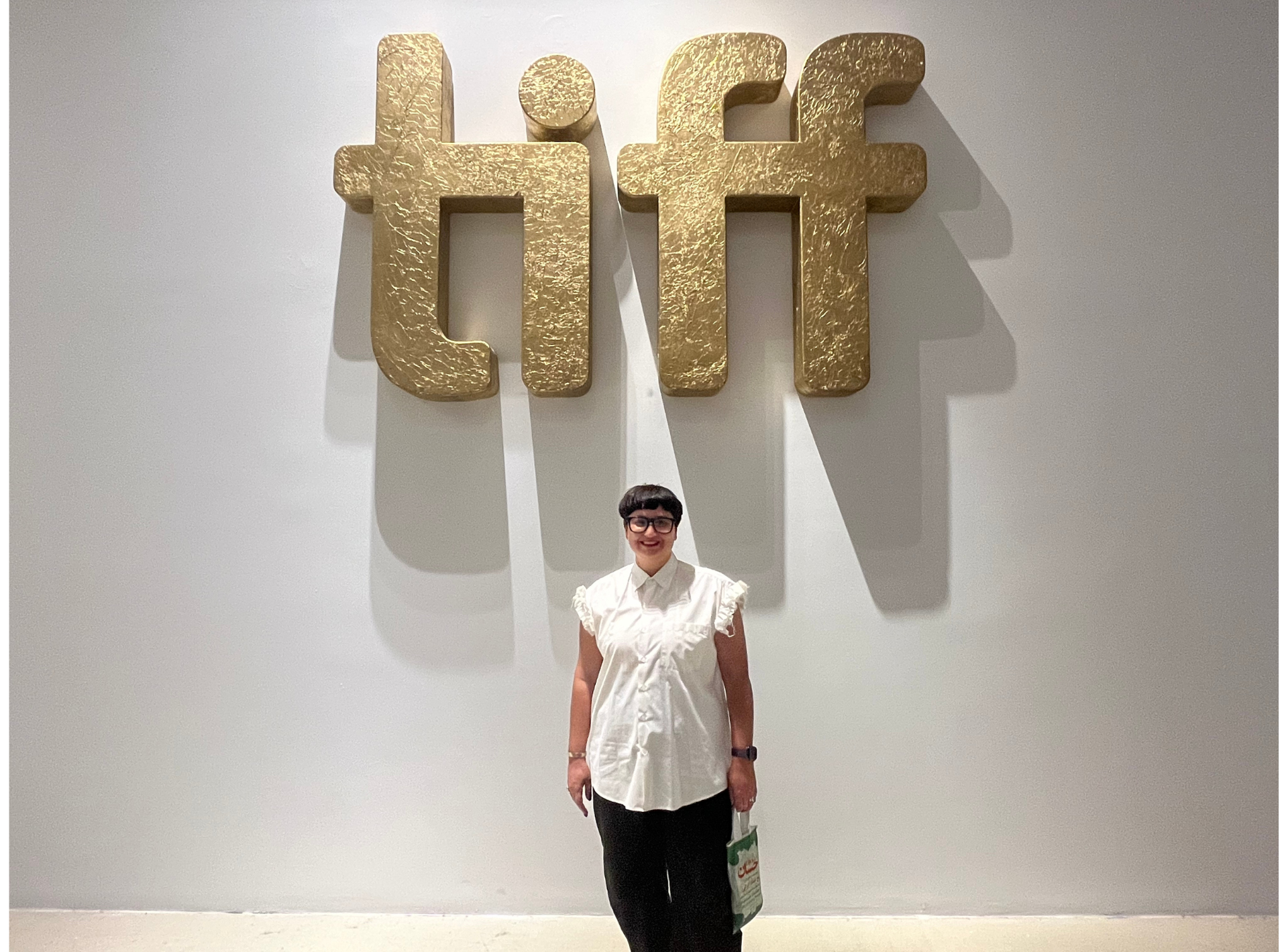 Matte PR Naming chair at the TIFF's Lightbox