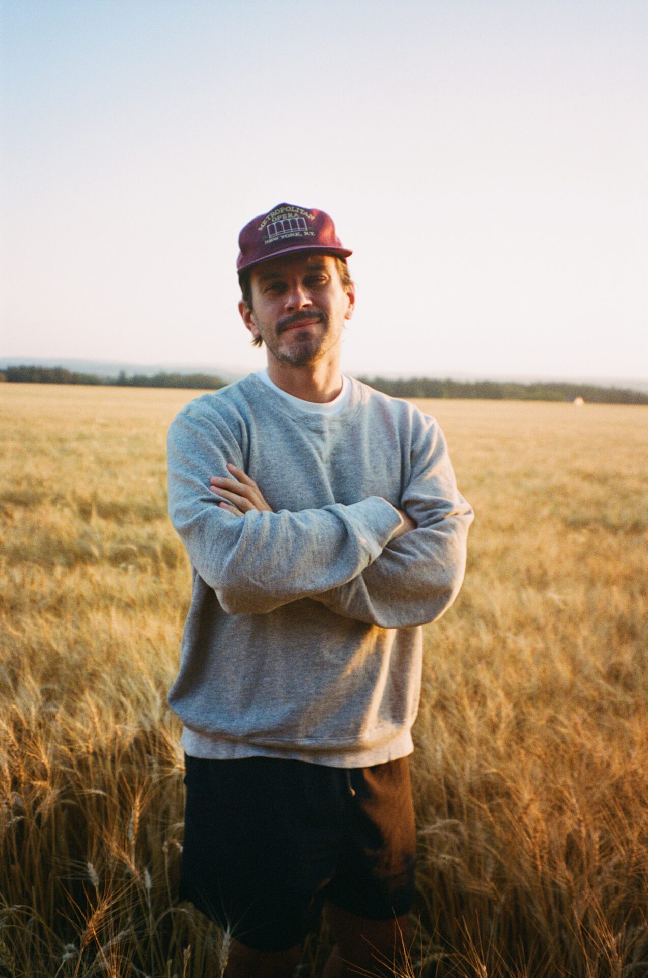 Speaking to Media Ben Kriz